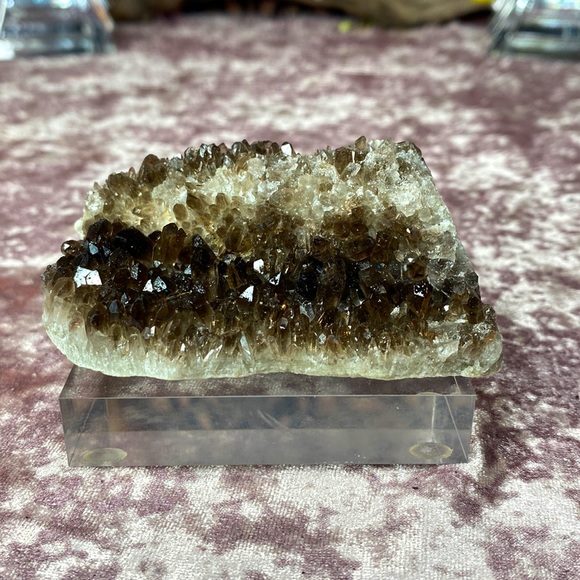 Smokey quartz cluster rock gem - Picture 2 of 6